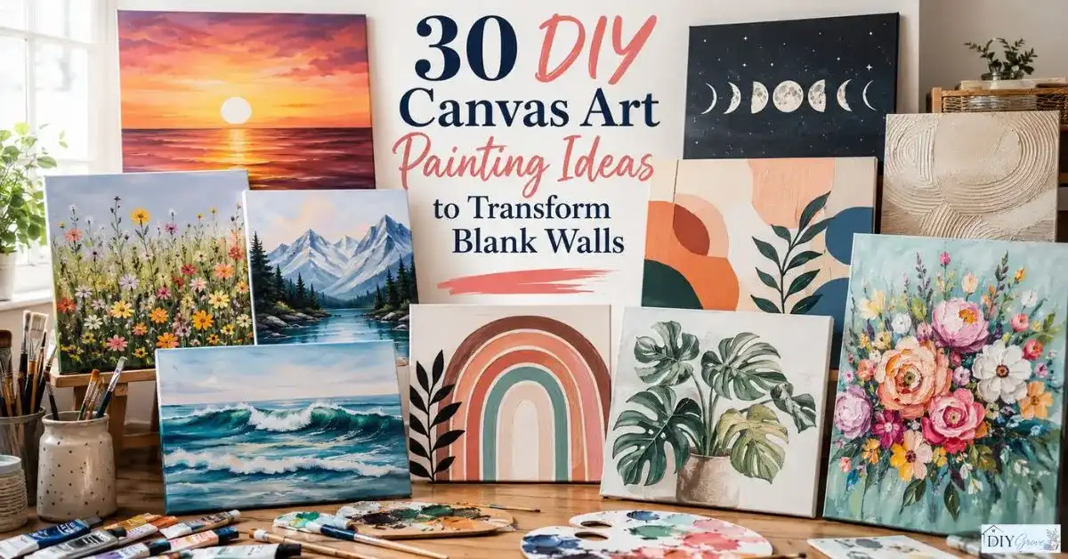 DIY Canvas Art Painting Ideas