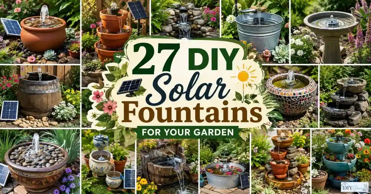 DIY Solar Fountains