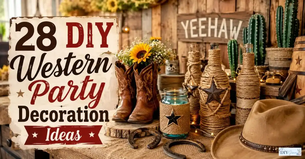 DIY Western Party Decoration Ideas
