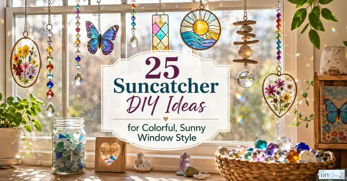 Suncatcher DIY Ideas for Window Decor